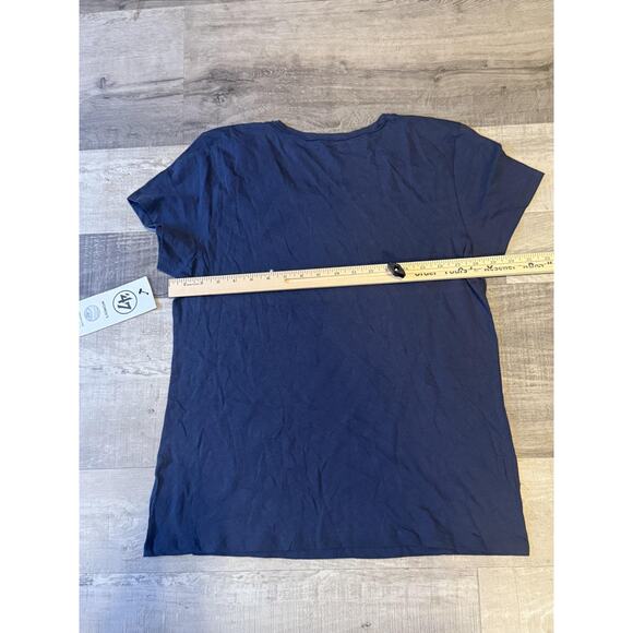 New York Yankees Shirt Womens Large Navy Blue MLB Baseball 2024 World Series Tee - Picture 9 of 10